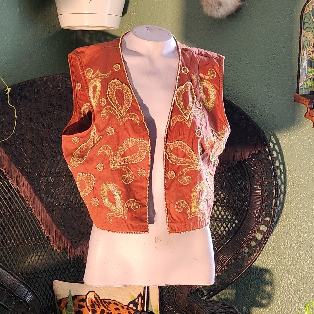 Embroidered Vest